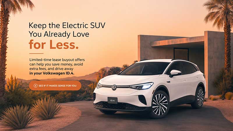 Volkswagen ID.4 lease buyout special promotion with limited-time savings