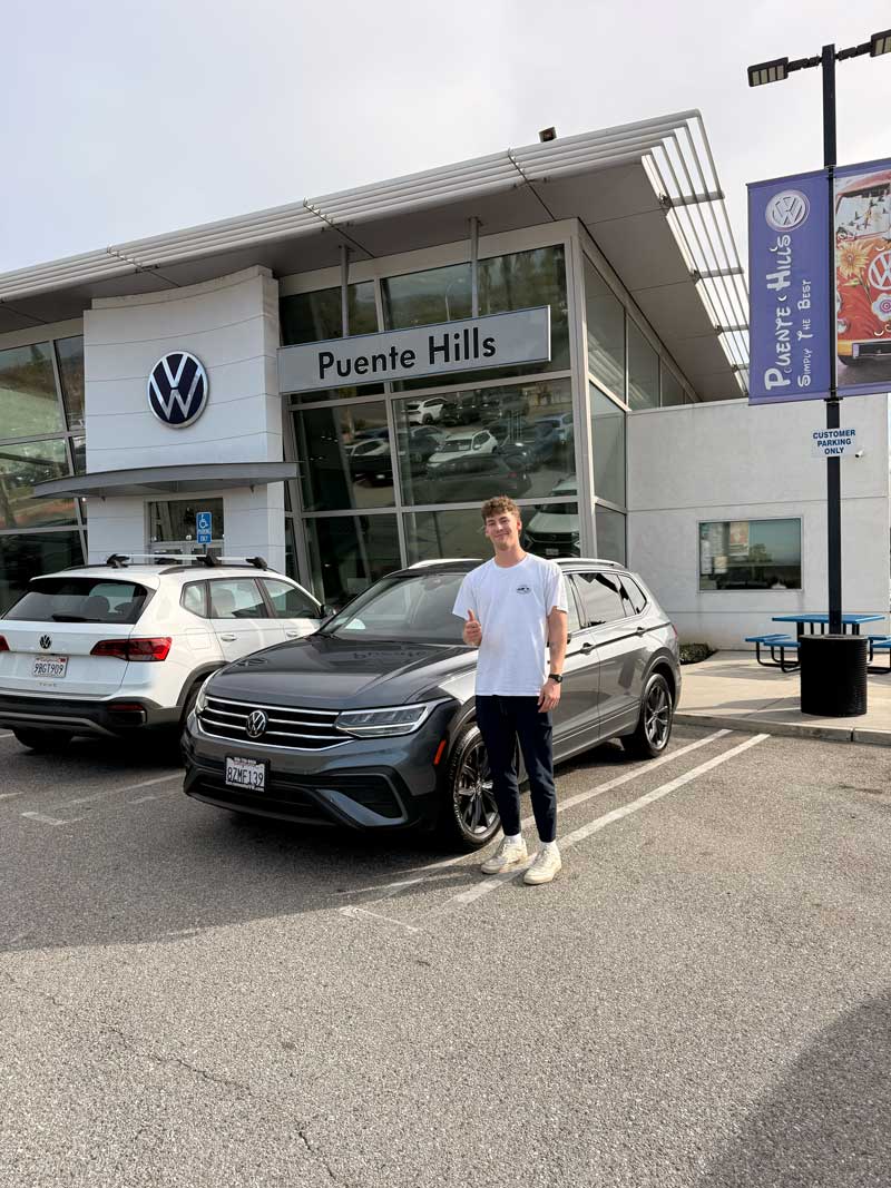 Goodbye Landrover, Hello Tiguan! #collegestudent #internetsales Anthony 714.438.6999