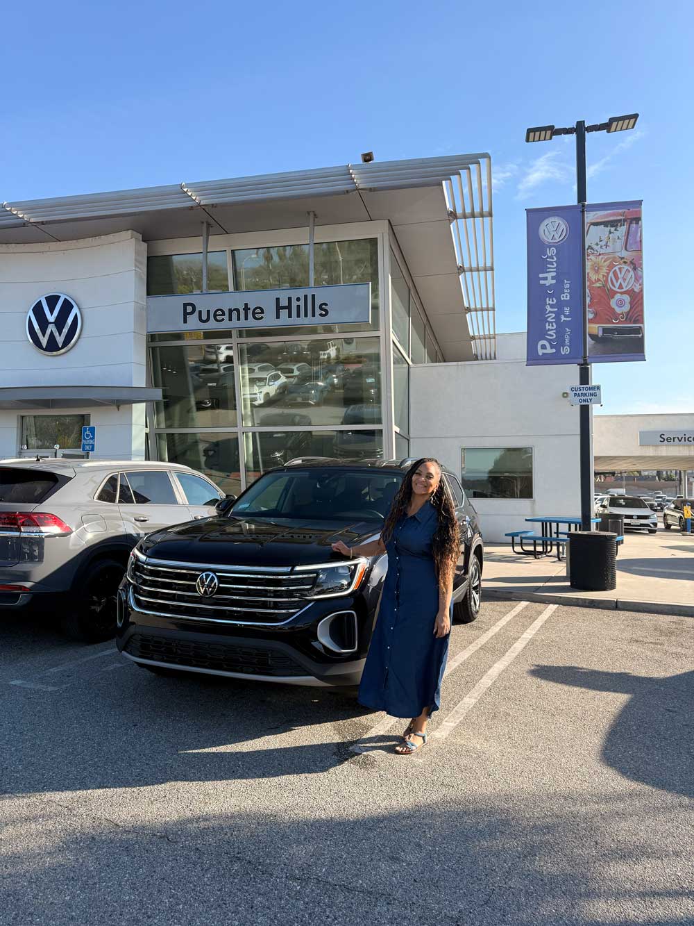 Shayla upgraded to a new VW. Thank you for the repeat business. #VW  Anthony 714.438.6999
